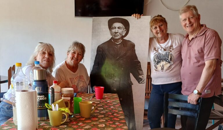 Preparacion en Cura Brochero para recibir a los peregrinos