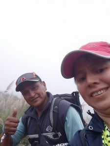 Camino hacia la posta puente colgantes copina